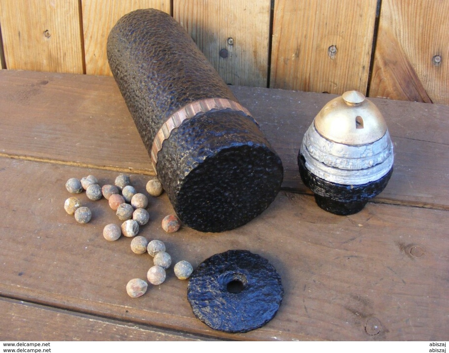 WWI Russia Obus  76,2mm Neutralisé GRENADE Projektil Spoletta fusee