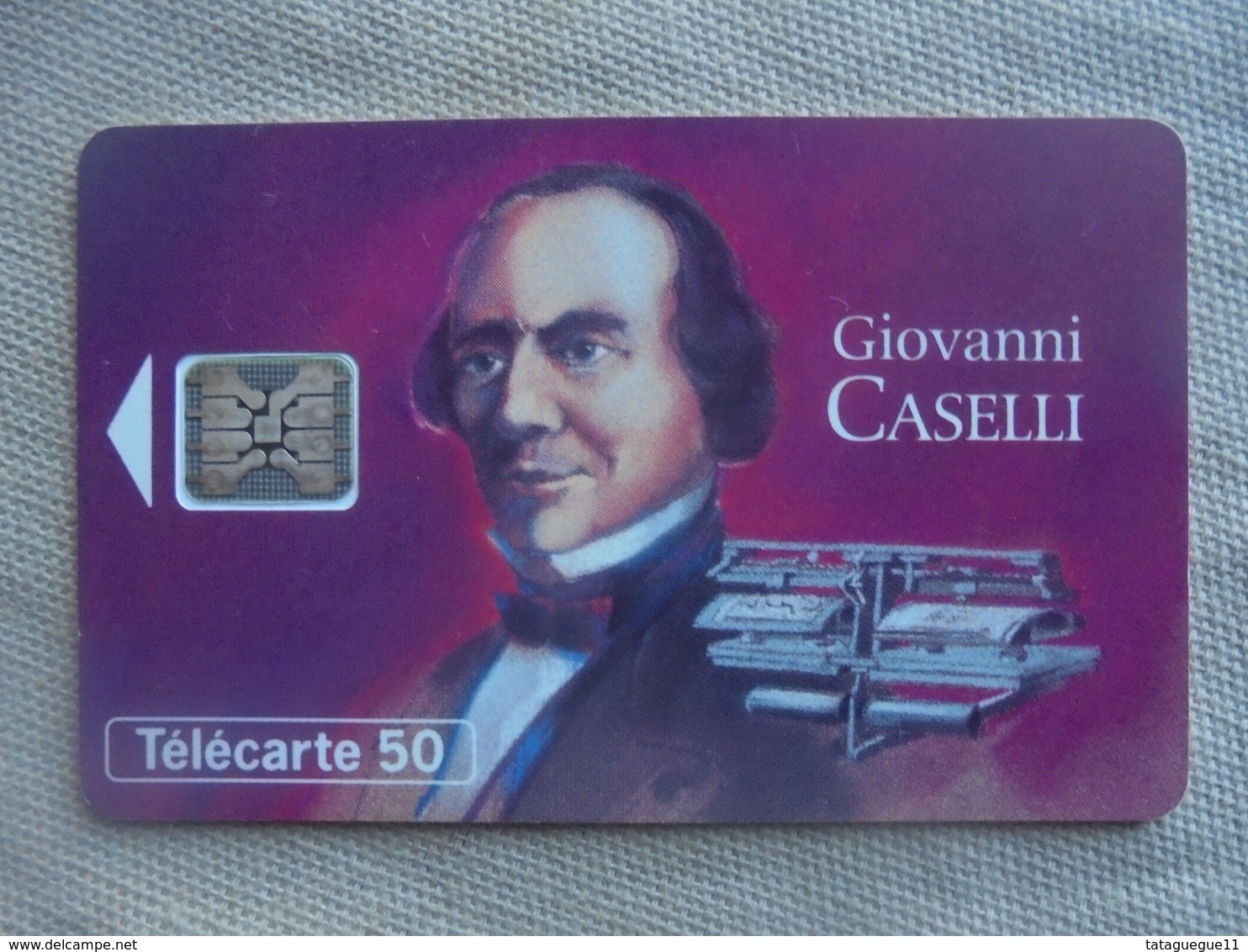 Télécarte 50 Unités Giovanni Caselli 12/93 - Personnages