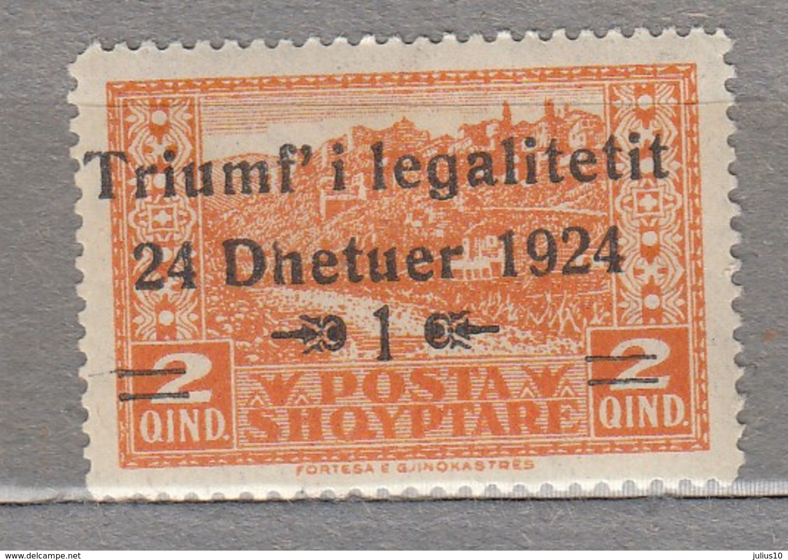 ALBANIA 1925 Mi 105 MH (*) #24249 - Albania