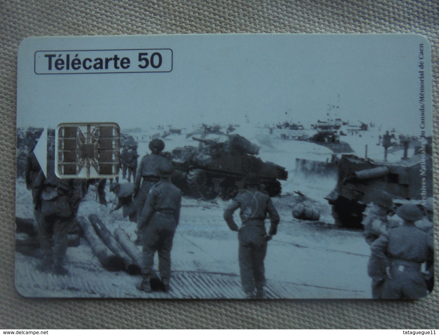 Télécarte 50 Unités 50e Anniversaire Des Débarquements 19441994 06/94 - Autres & Non Classés