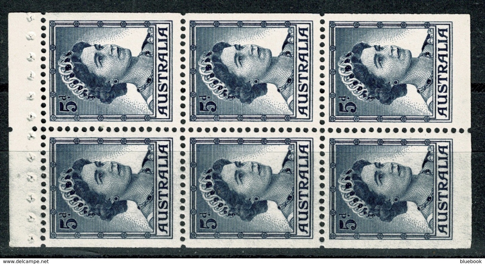 Ref 1282 - 1967 Australia SG 314d - Booklet Pane - MNH Stamps Cat £10+ - Neufs