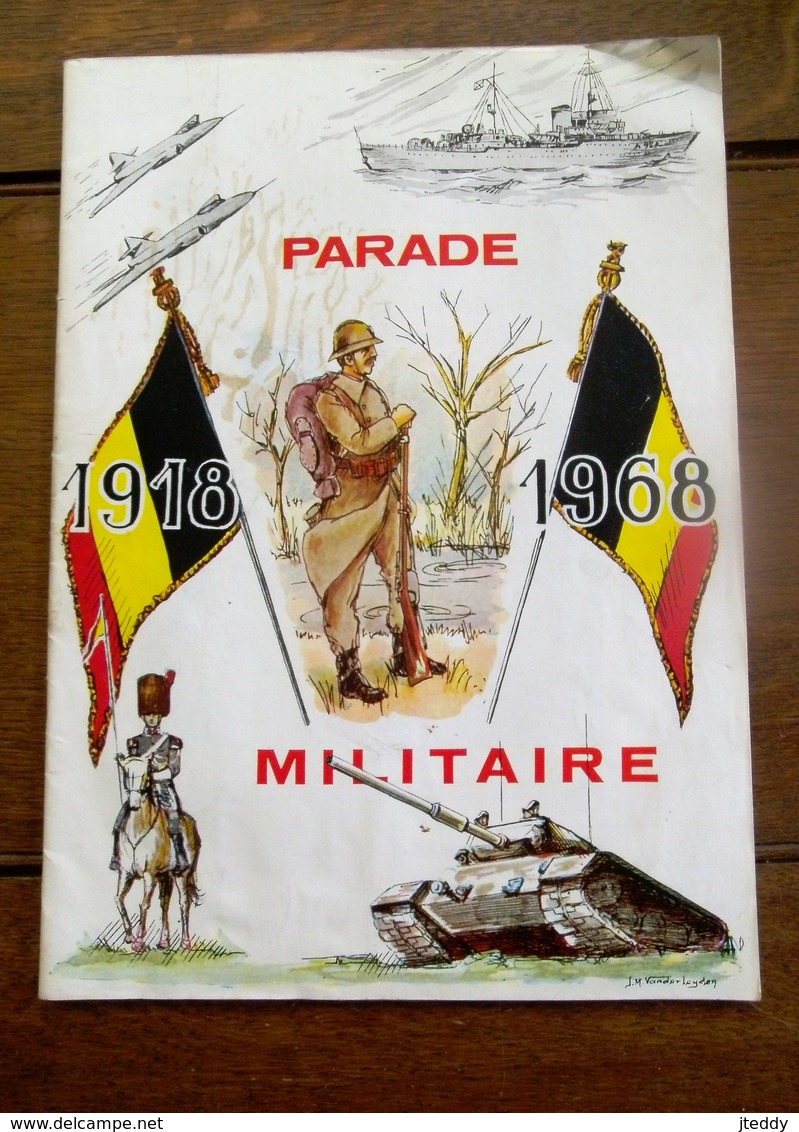 Boek MILITAIRE PARADE   1918 - 1968 In De F-Franse En  Nederlandse Taal - Andere & Zonder Classificatie
