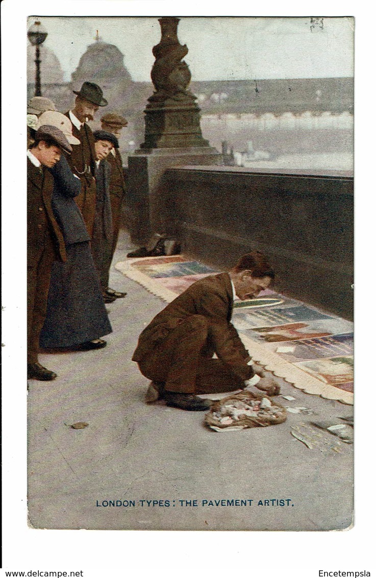 CPA - Carte Postale -Royaume Uni - London- The Pavement Artist-1920 VM1760 - Other & Unclassified