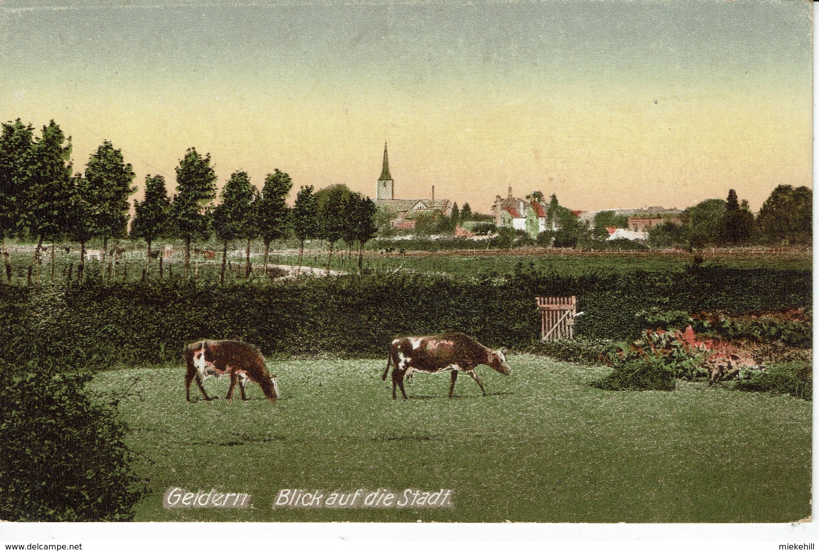 GELDERN-BLICK AUF DIE STADT - Geldern