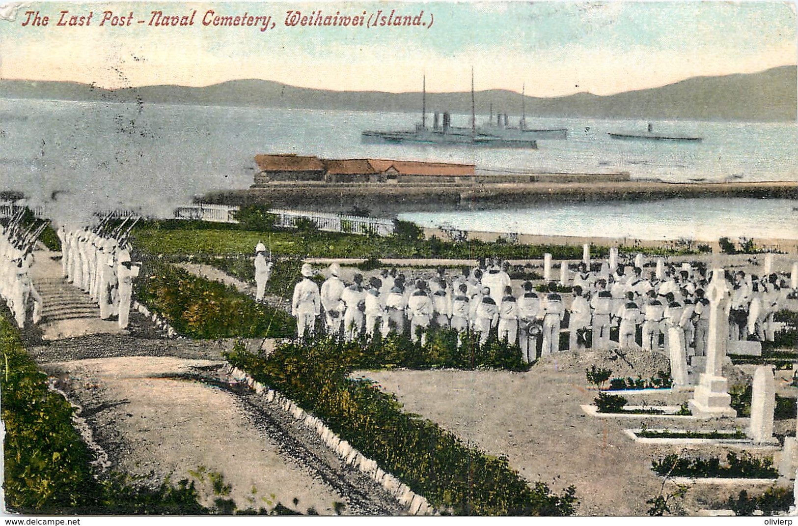 Chine - Weihaiwei Island - The Last Post - Naval Cemetery - See Verso - Chine