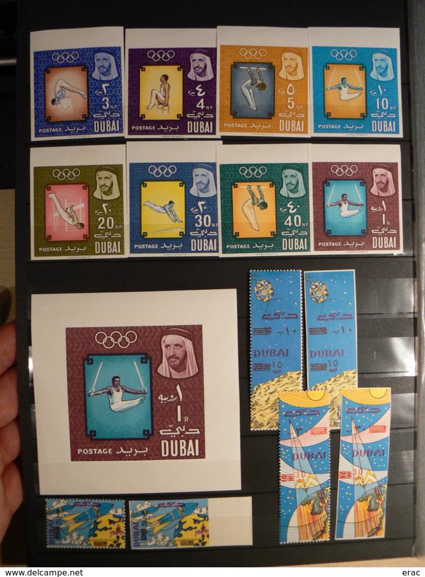 Arabie Du Sud-Est - Dubaï - Lot De Timbres Neufs * - Dentelés Et Non Dentelés - Collections (sans Albums)