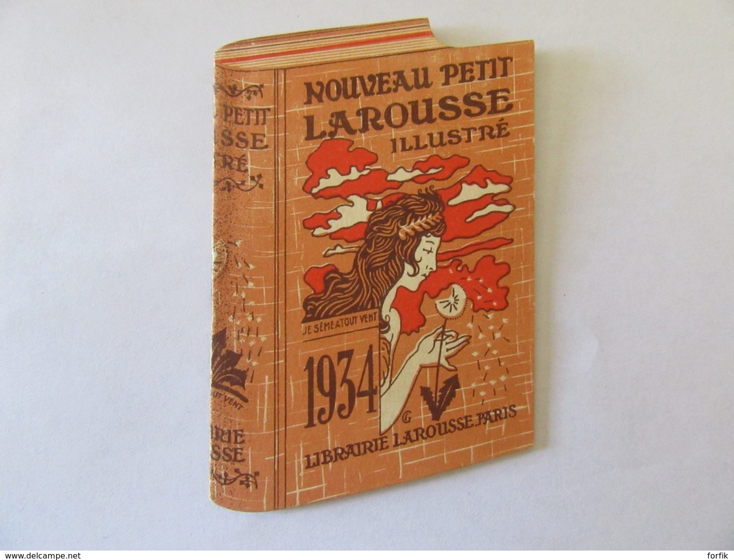 Calendrier De Poche Petit Larousse Illustré - 1934 - Petit Format : 1921-40