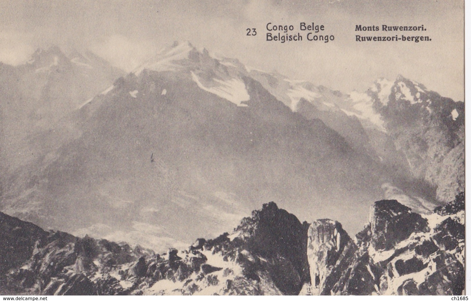 CONGO BELGE :  Monts Ruwenzori .  Entier Postal - Congo Belge