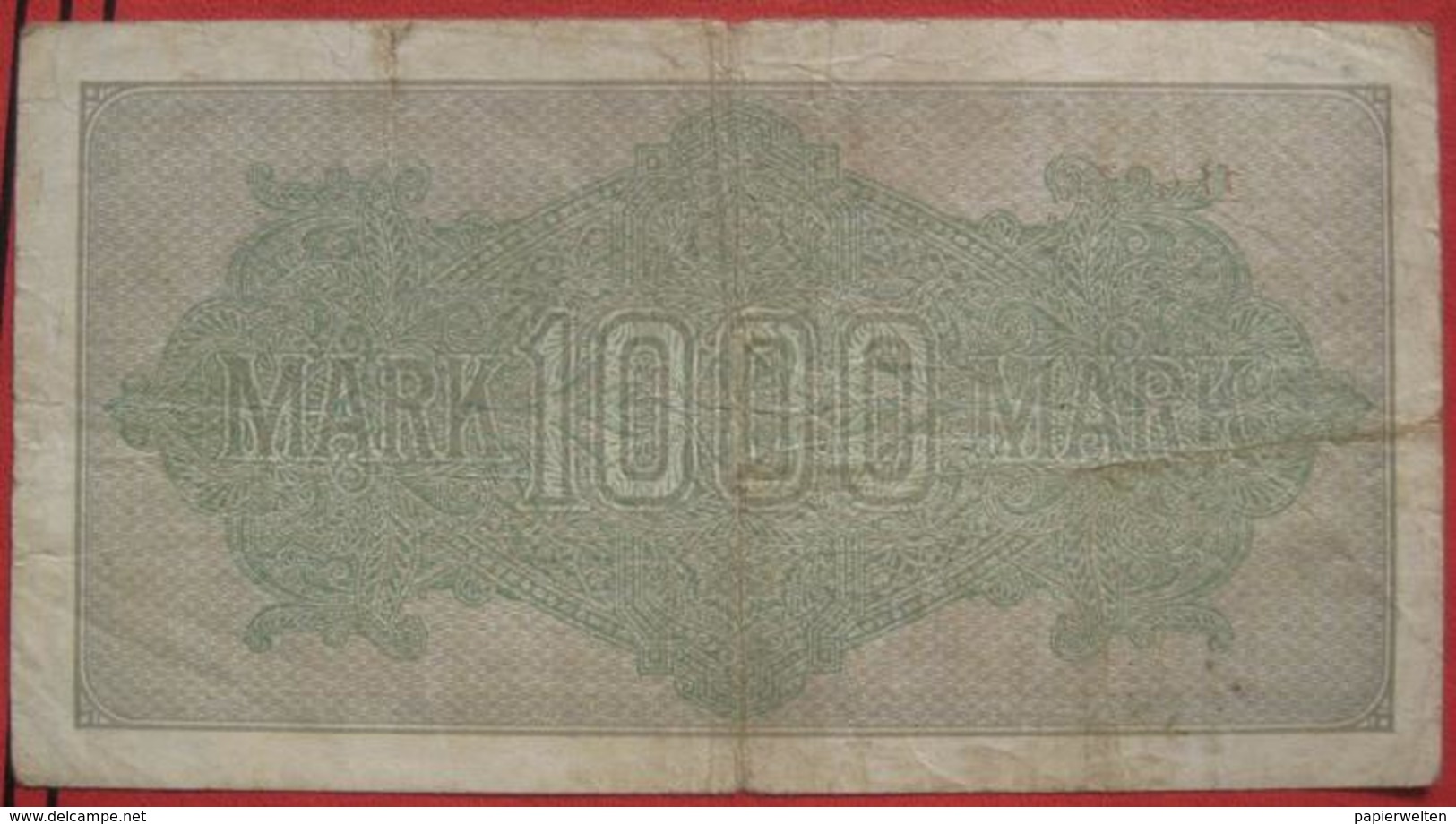 1000 Mark 1922 (WPM 76) 15.9.1922 WZ: Mäander - 1000 Mark