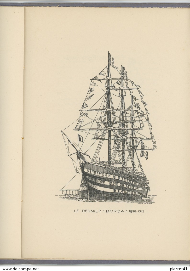 MILITARIA - BATEAUX - BREST - Plaquette Commémorative Du Centenaire De L' ECOLE NAVALE 1830-1930 Illust. PIERRE LE CONTE - Bateaux