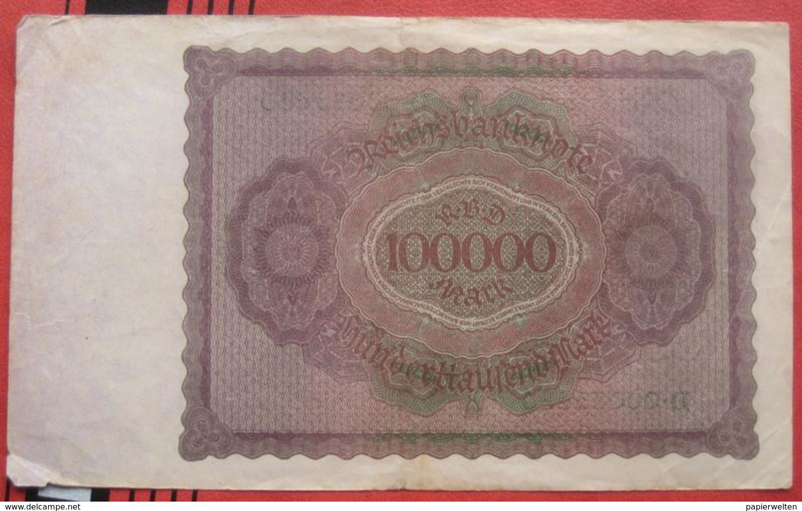 100000 Mark 1923 (WPM 83) 1.2.1923 - 100000 Mark