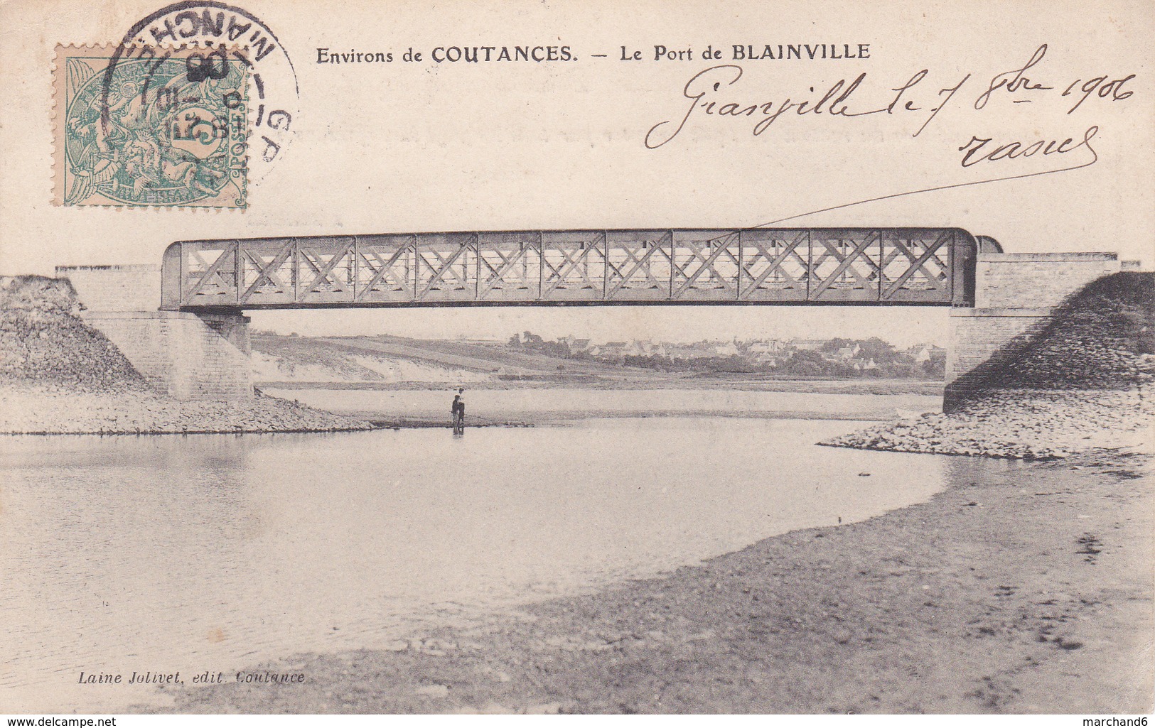 Environs De Coutances Le Port De Blainville éditeur Laine Jolivet - Blainville Sur Mer