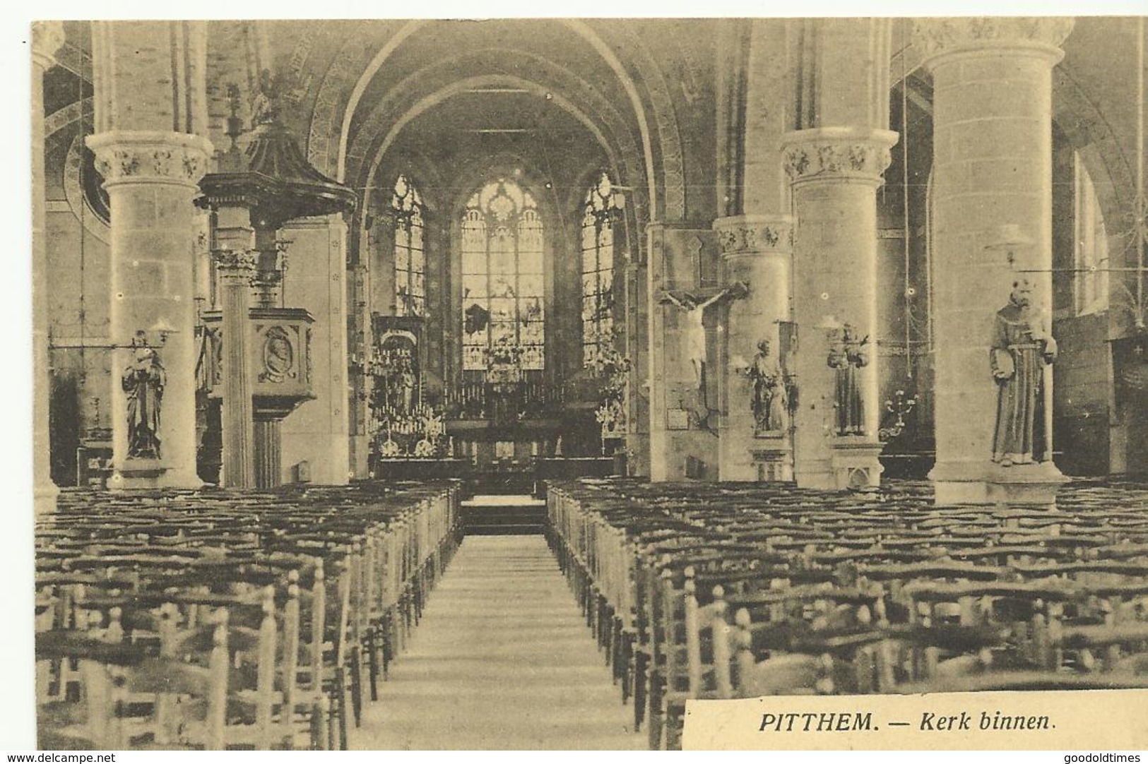 Pitthem Kerk Binnen   (995) - Pittem