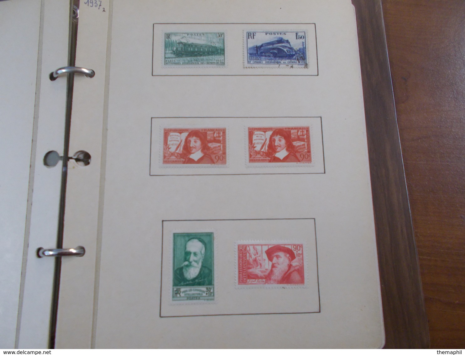 lot n°499 FRANCE  Collection en 2 volumes anciens et semi mo. neufs * ou obl. .  no paypal