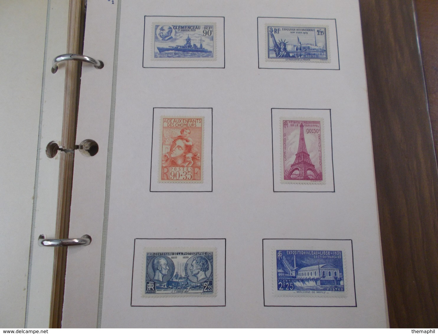 lot n°499 FRANCE  Collection en 2 volumes anciens et semi mo. neufs * ou obl. .  no paypal