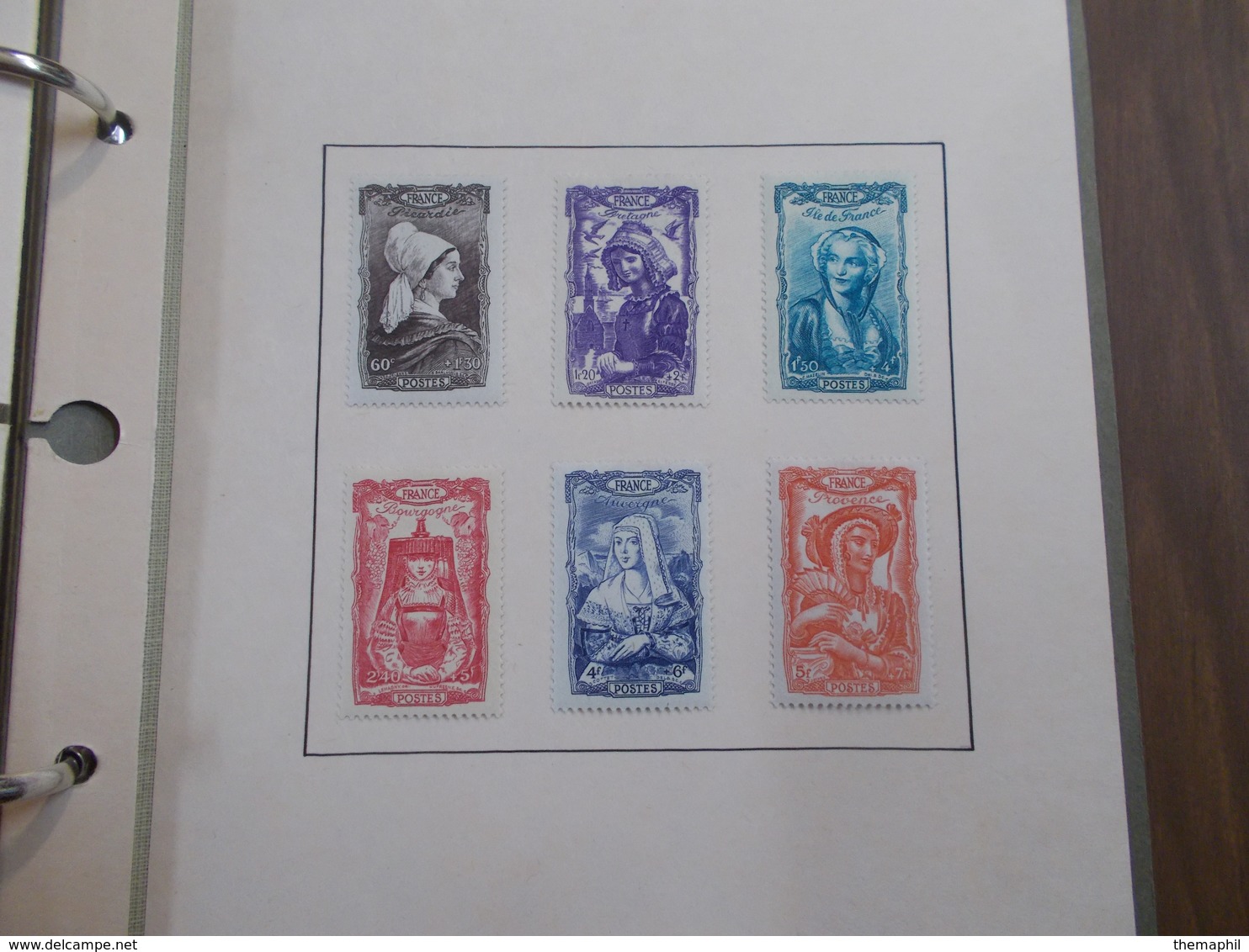 lot n°499 FRANCE  Collection en 2 volumes anciens et semi mo. neufs * ou obl. .  no paypal