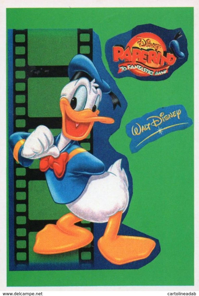 [DC0673] CPM - PAPERINO - WALT DISNEY - 70 FANTASTICI ANNI - CARTOLINEA 673 - Non Viaggiata - Altri & Non Classificati