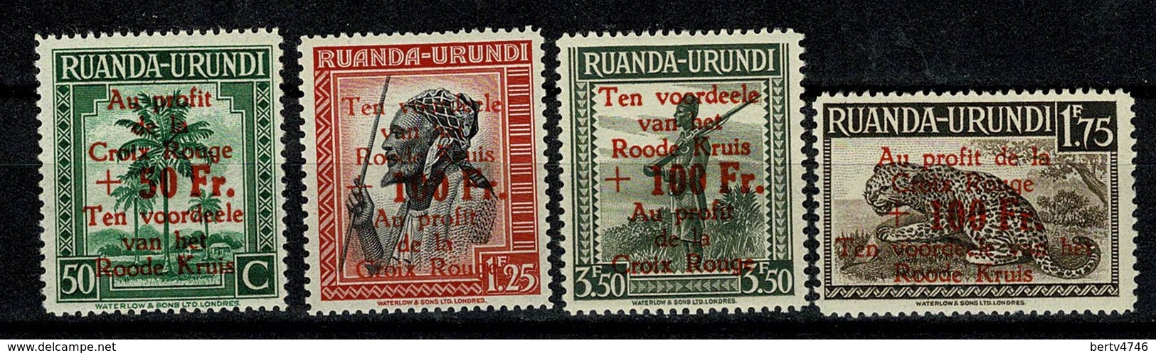 Ruanda Urundi 1944 OBP/COB 150/153**  MNH (2 Scans) - Neufs