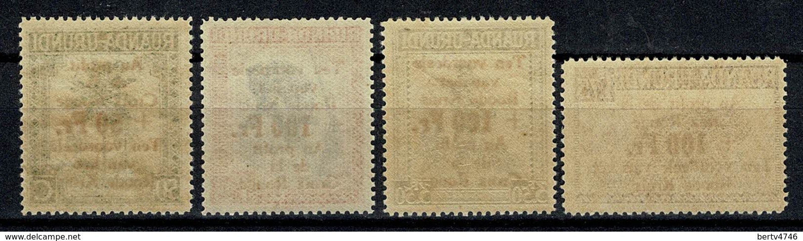 Ruanda Urundi 1944 OBP/COB 150/153**  MNH (2 Scans) - Neufs