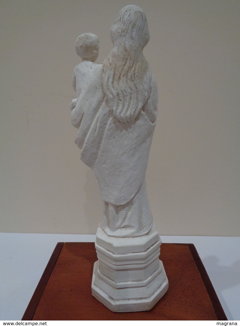 Modelo De Taller. Antigua Estatua De Santa María De Lluc, Patrona De Mallorca. - Religión & Esoterismo