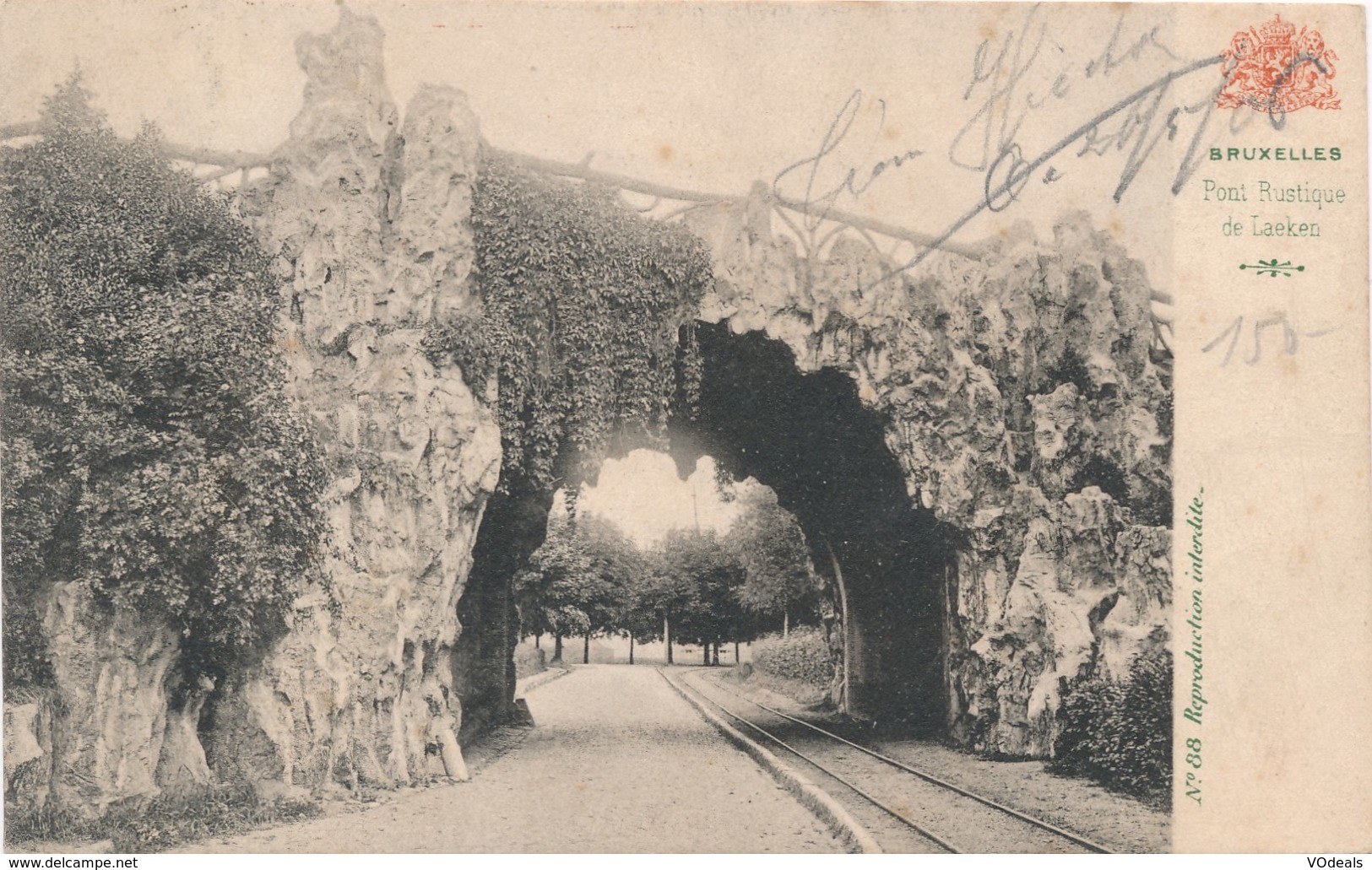 CPA - Belgique - Brussels - Bruxelles - Pont Rustique à Laeken - Laeken