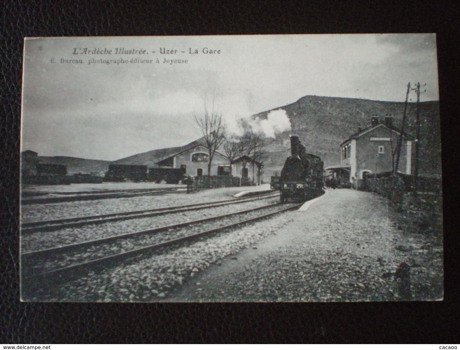 L'Ardèche IIIustrée -  UZER .- La Gare - Autres & Non Classés