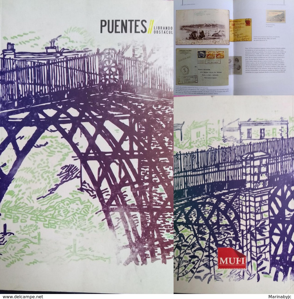 J) 2009 MEXICO, BOOK OF BRIDGES, COLOR FULL, VERSION IN SPANISH, 293 PAGES, XF - Mexico