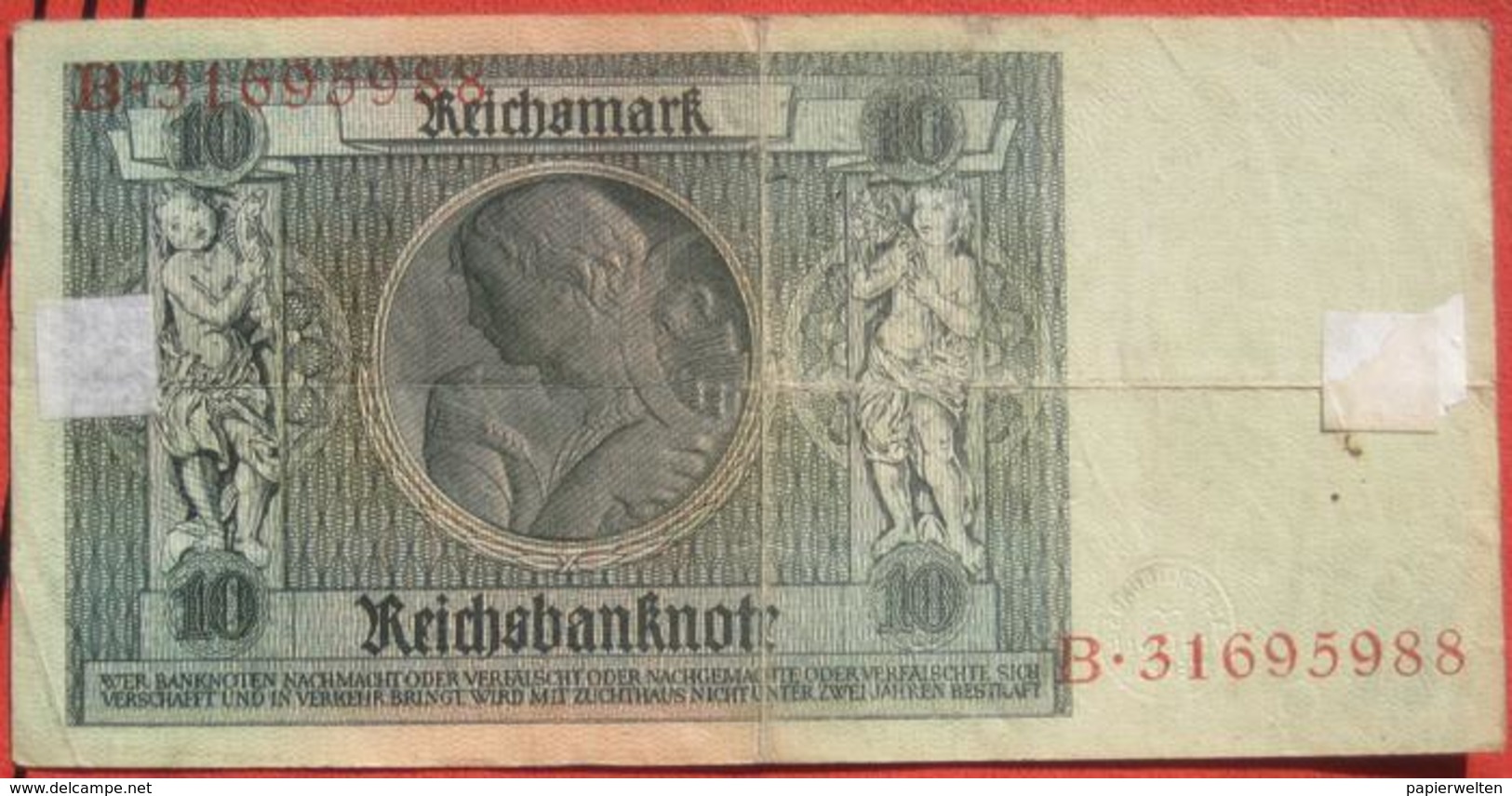 10 Reichsmark 1929 (WPM 180a) 22.1.1929 - 10 Mark