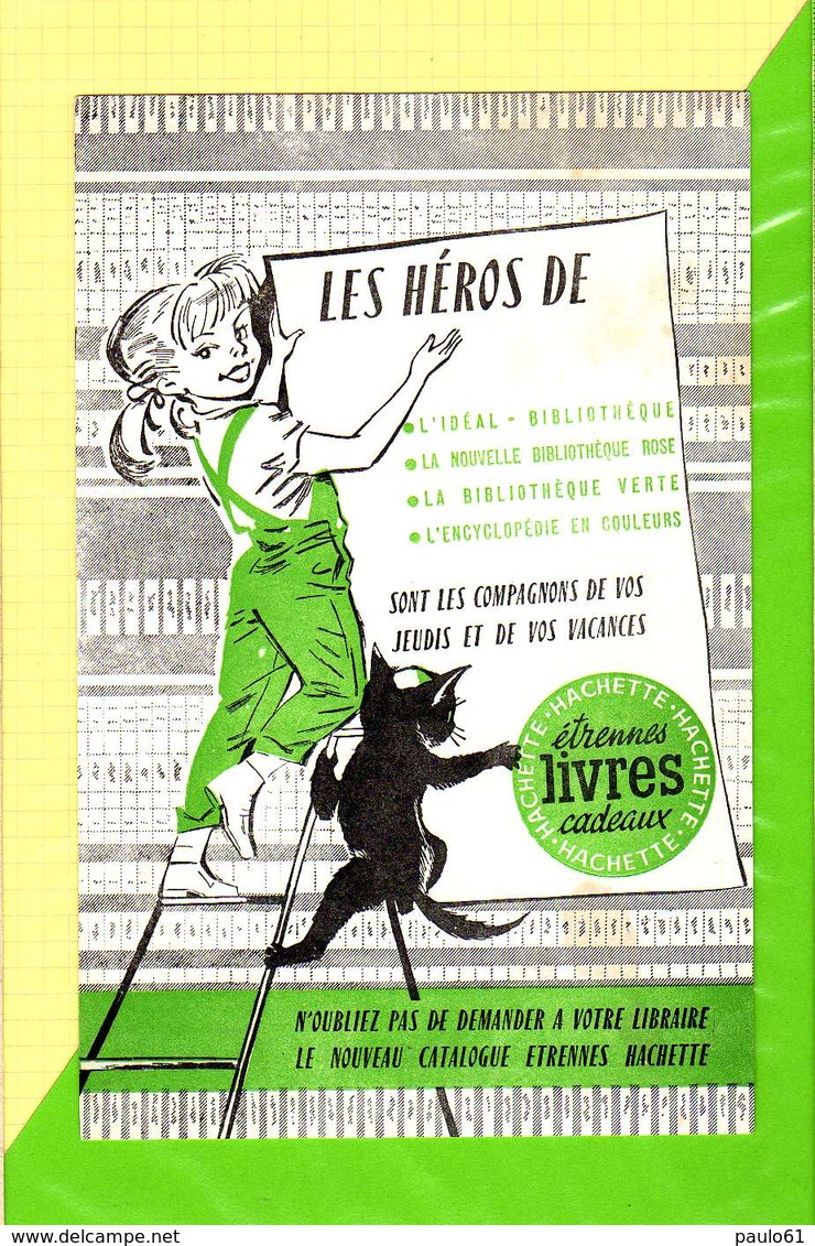 BUVARD&amp;Blotter Paper: Les Heros De Livres Le Chat - Papeterie