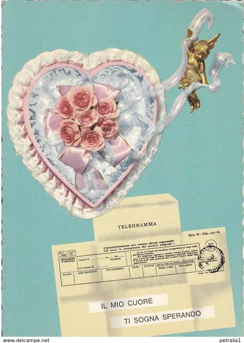 Varie 8308 Cartolina Telegramma D’amore - Couples