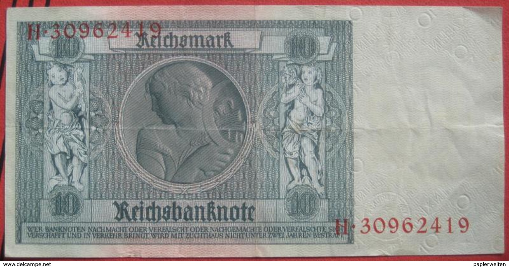 10 Reichsmark 1929 (WPM 180a) 22.1.1929 - 10 Mark