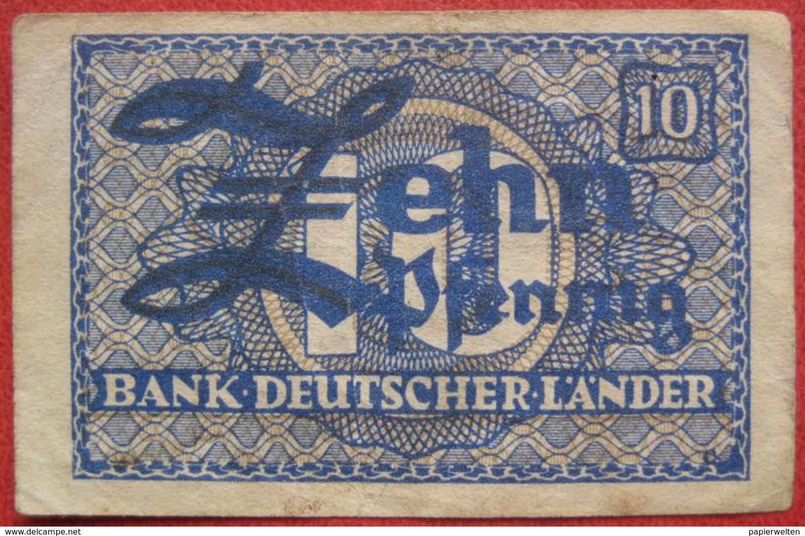 10 Pfennig ND (BRD WPM 12) Bank Deutscher Länder - 10 Pfennig