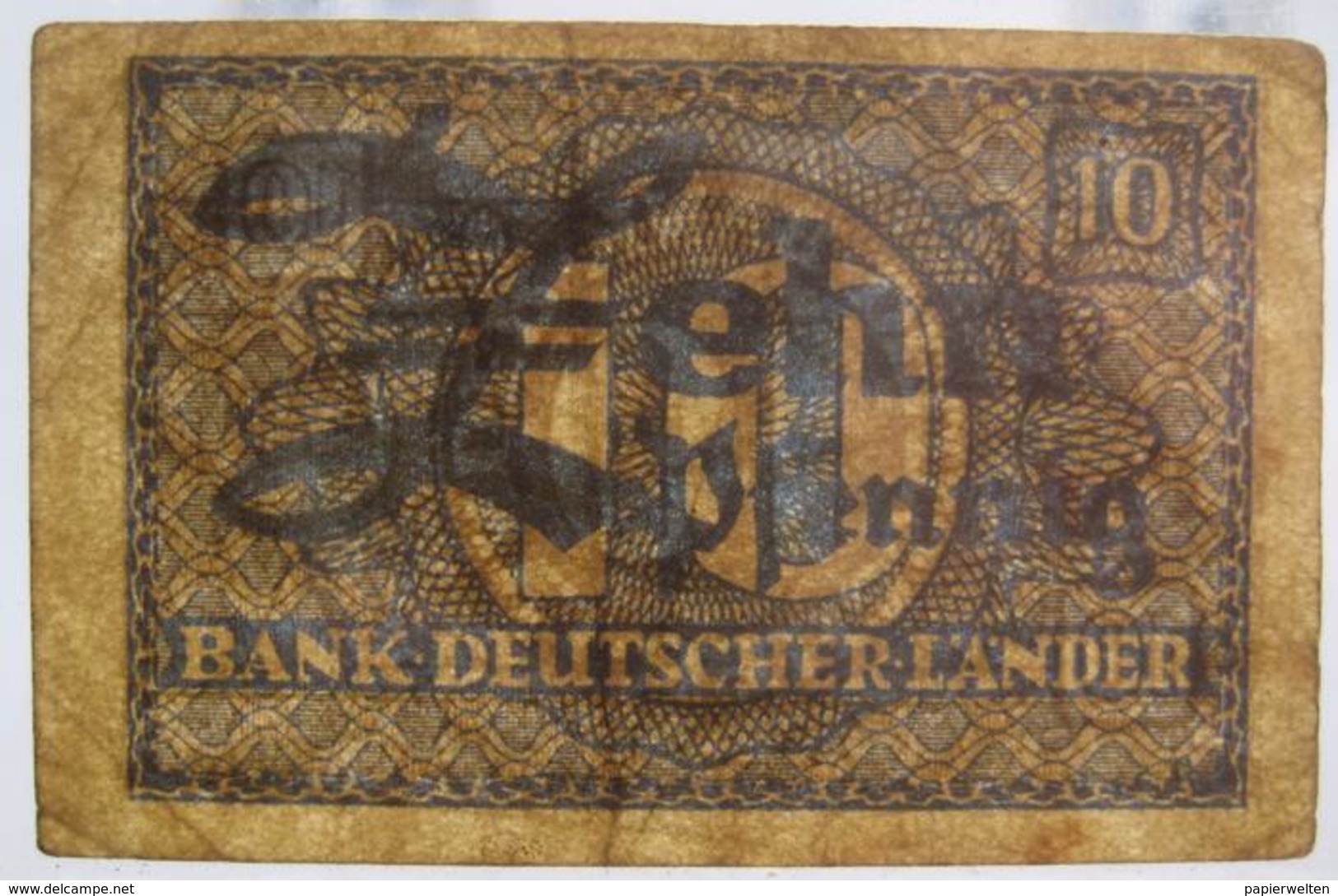 10 Pfennig ND (BRD WPM 12) Bank Deutscher Länder - 10 Pfennig