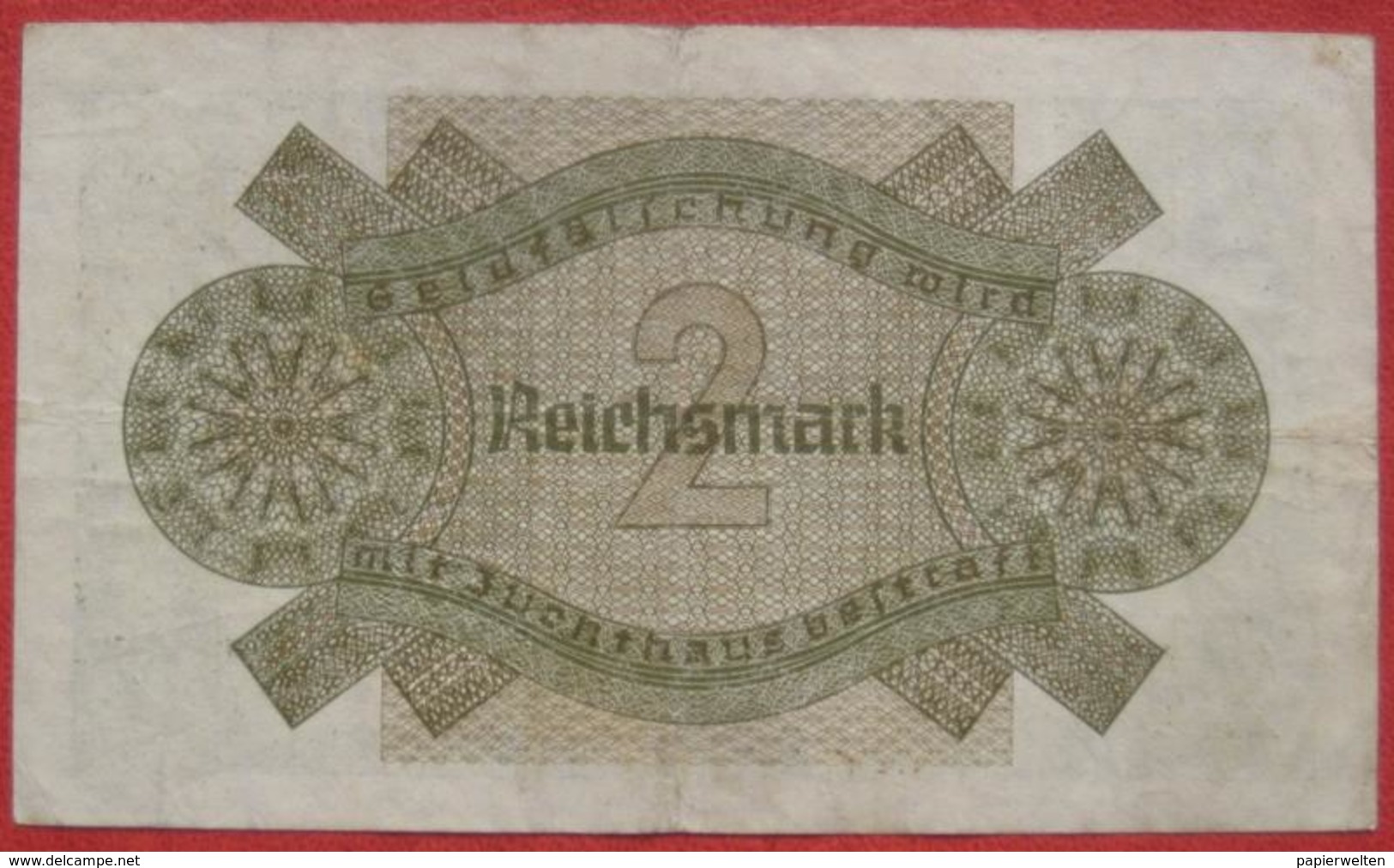 2 Reichsmark ND  (WPM R137) Reichskreditkassenschein - Behelfszahlungsmittel - Dt. Wehrmacht