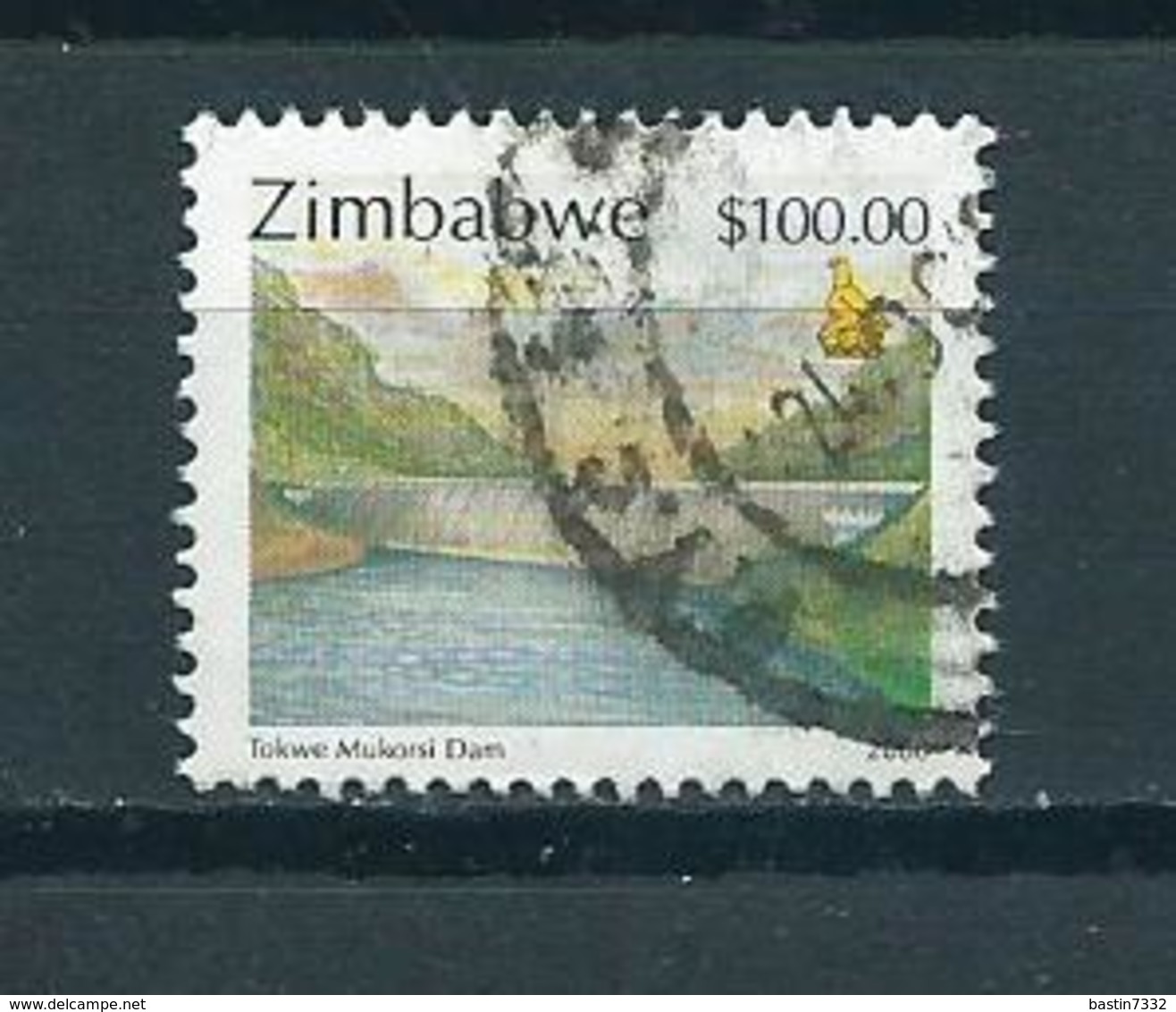 2000 Zimbabwe Mukorsi $100.00 Used/gebruikt/oblitere - Zimbabwe (1980-...)