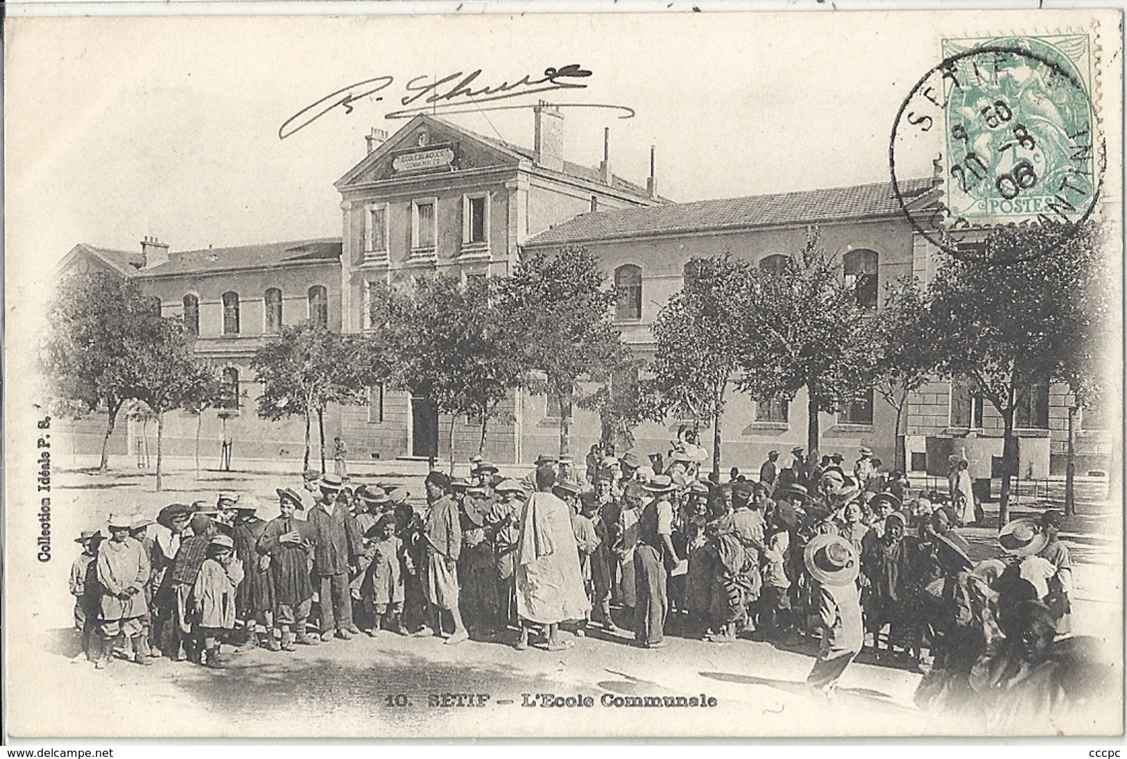 CPA Algérie Sétif L'Ecole Communale - Sétif