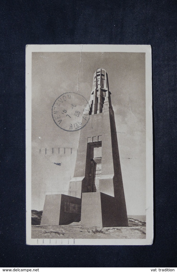 FRANCE - Entier Postal De La Pointe Du Grave , Monument Américain Pour Laragne En 1938 - L 25976 - Cartoline Postali E Su Commissione Privata TSC (ante 1995)