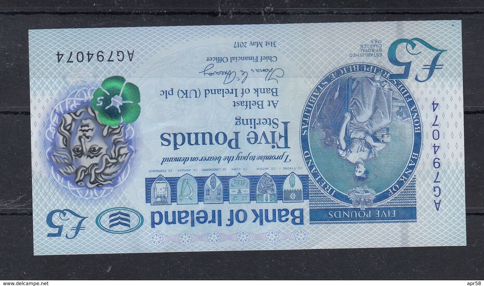 2017- £5 - Irlanda