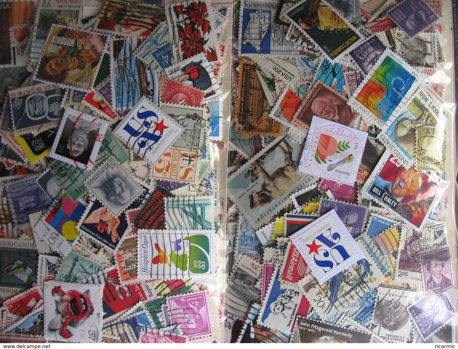 USA Colossal Mixture (duplicates, Mixed Condition) 2000 About 40% Commemoratives, 60% Definitives - Vrac (min 1000 Timbres)