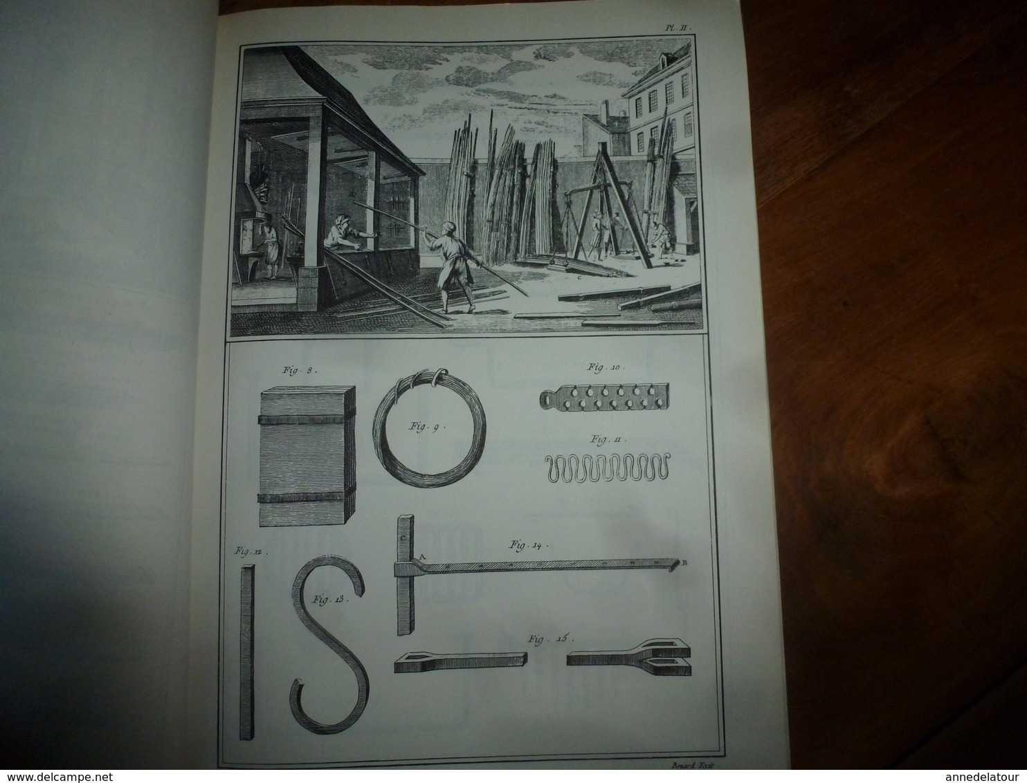 L'ENCYCLOPEDIE Diderot et d'Alembert - Recueil de Planches sur la Ferronnerie , la Serrurerie;  etc (édition 1986)