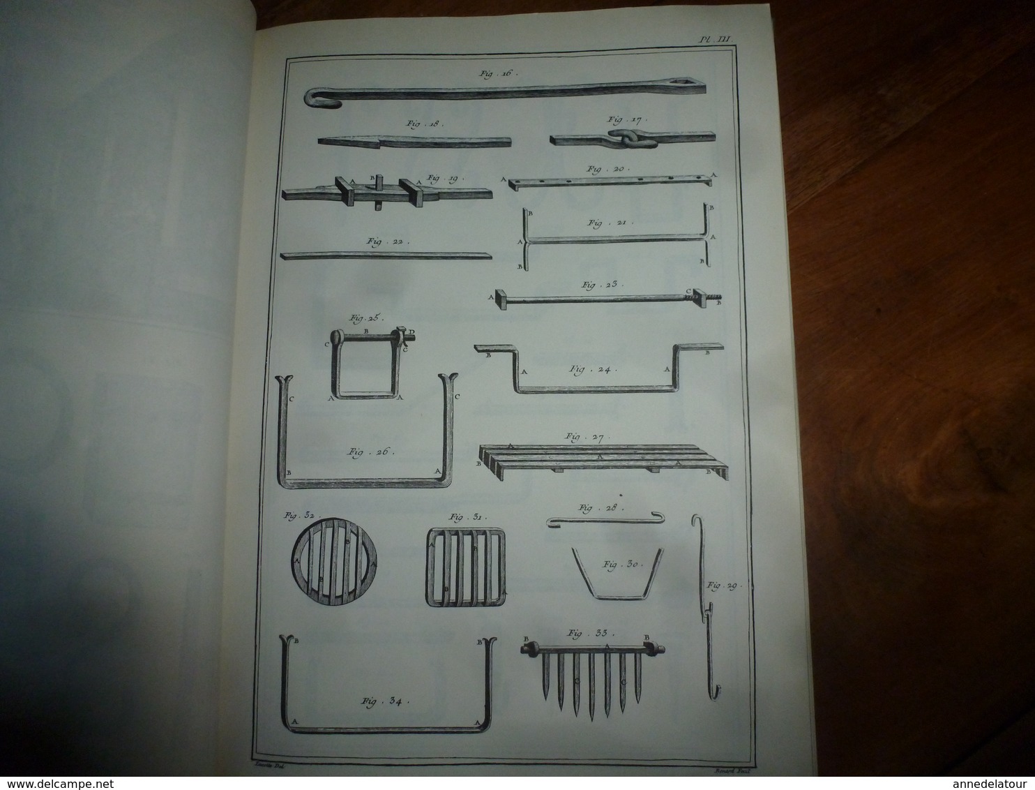 L'ENCYCLOPEDIE Diderot et d'Alembert - Recueil de Planches sur la Ferronnerie , la Serrurerie;  etc (édition 1986)