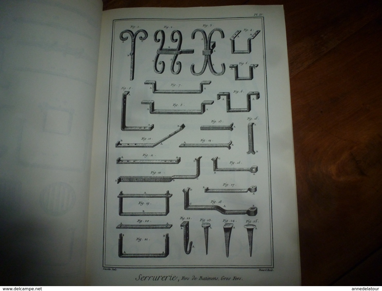 L'ENCYCLOPEDIE Diderot et d'Alembert - Recueil de Planches sur la Ferronnerie , la Serrurerie;  etc (édition 1986)