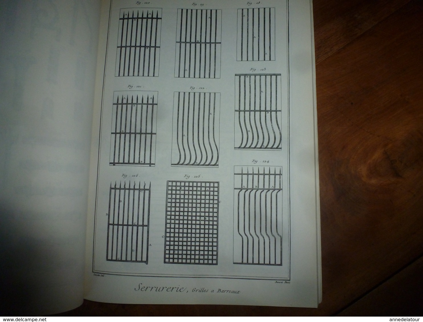 L'ENCYCLOPEDIE Diderot et d'Alembert - Recueil de Planches sur la Ferronnerie , la Serrurerie;  etc (édition 1986)