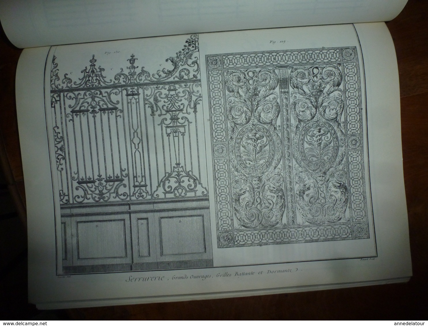 L'ENCYCLOPEDIE Diderot et d'Alembert - Recueil de Planches sur la Ferronnerie , la Serrurerie;  etc (édition 1986)