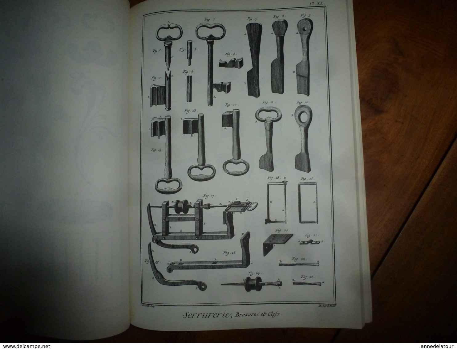 L'ENCYCLOPEDIE Diderot et d'Alembert - Recueil de Planches sur la Ferronnerie , la Serrurerie;  etc (édition 1986)