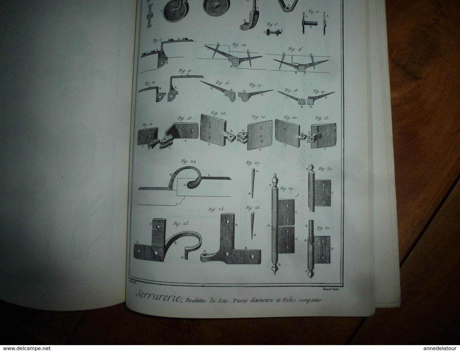 L'ENCYCLOPEDIE Diderot et d'Alembert - Recueil de Planches sur la Ferronnerie , la Serrurerie;  etc (édition 1986)
