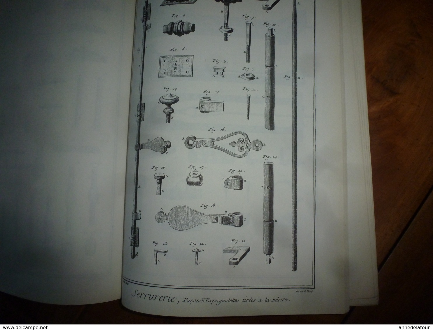 L'ENCYCLOPEDIE Diderot et d'Alembert - Recueil de Planches sur la Ferronnerie , la Serrurerie;  etc (édition 1986)