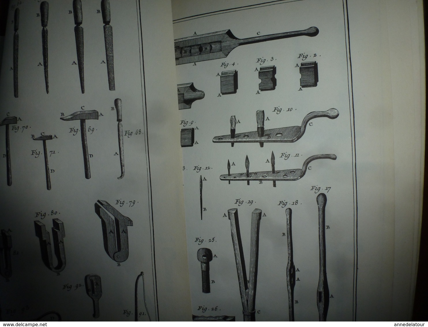 L'ENCYCLOPEDIE Diderot et d'Alembert - Recueil de Planches sur la Ferronnerie , la Serrurerie;  etc (édition 1986)