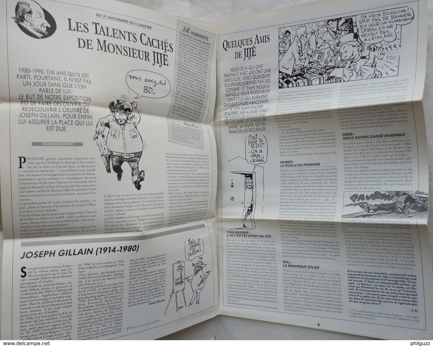 Bulletin D'information PREAM-BULLE 08 Centre Belge De La Bande Desssinée 1990 Couv JEAN POL - JIJE SCOUTISME ET BD - Objets Publicitaires