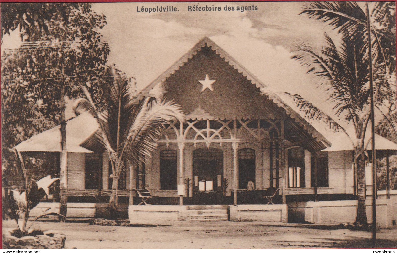 Belgisch Congo Belge Leopoldville Epoque  Coloniale Colonial Refectoire Des Agents Colonie Kolonie - Kinshasa - Leopoldville (Leopoldstadt)